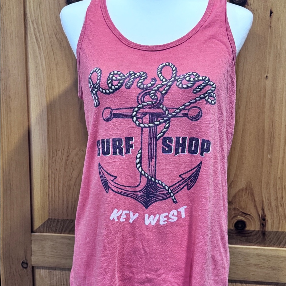 Ron Jon Pink Anchor Tank Top